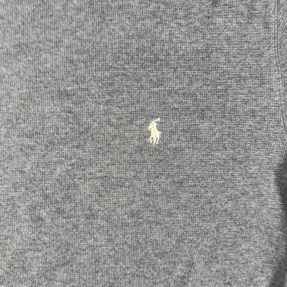 Polo‎ Ralph Lauren Mens Grey Waffle Knit Sleepwear Long Sleeve Shirt L Thermal
